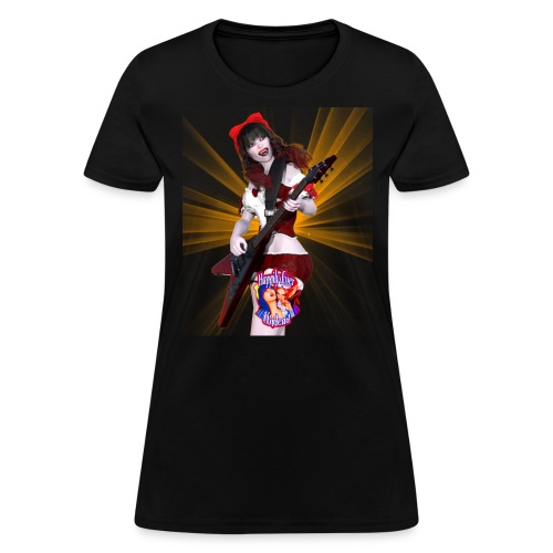 Happily Ever Undead: Crimson Snow Guitarist - Women's T-Shirt