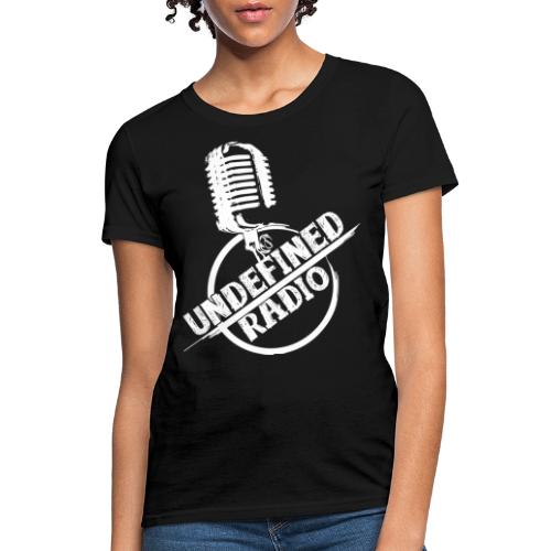 Undefined Radio Logo white - Women's T-Shirt