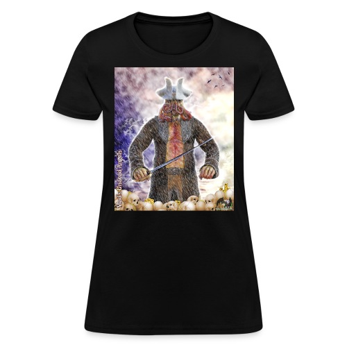 Undead Angels Pirate Captain Kutulu F002B - Women's T-Shirt