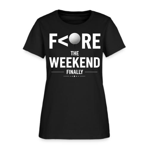 Golf Gift for Dad - Funny Fore Weekend Shirt - Men - Women's T-Shirt