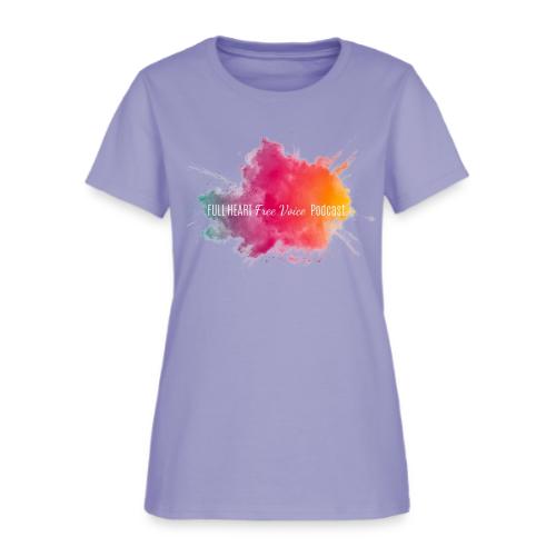 Full Heart Free Voice Color Burst Only - Women's T-Shirt