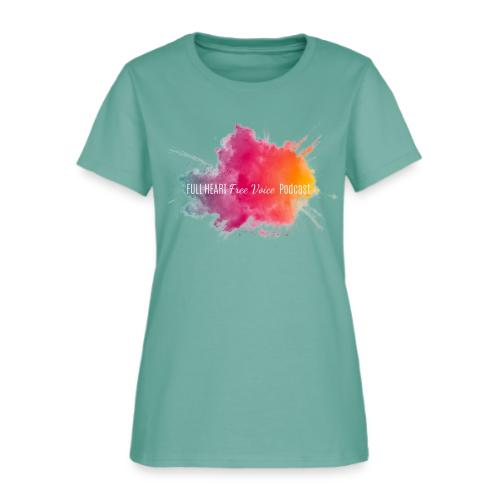 Full Heart Free Voice Color Burst Only - Women's T-Shirt
