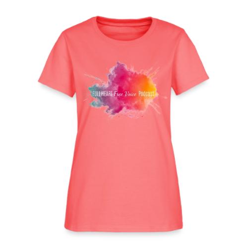 Full Heart Free Voice Color Burst Only - Women's T-Shirt