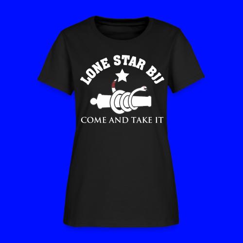 Lone Star BJJ - Come and Take It - White and Red - Women's T-Shirt