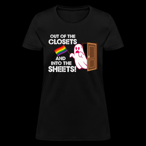 Out of the Closets Pride Ghost - Women's T-Shirt