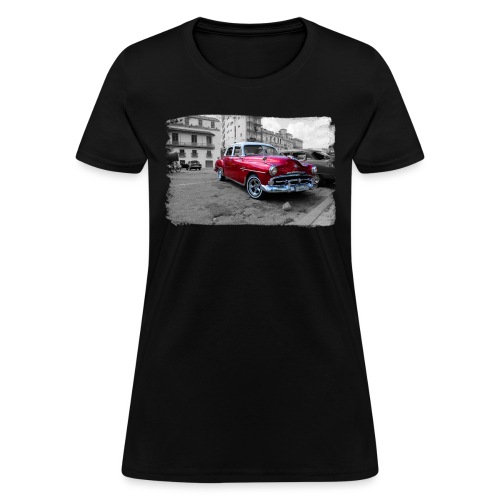 shiny red car - Women's T-Shirt