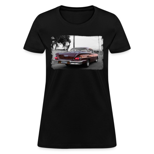 wine red car - Women's T-Shirt