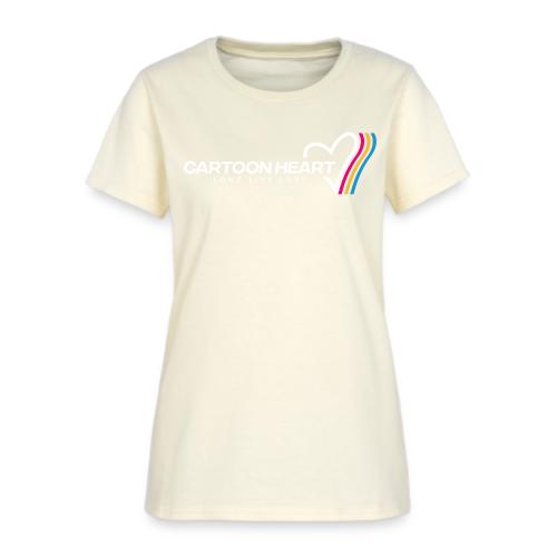 Cartoon Heart Logo Range - Women's T-Shirt