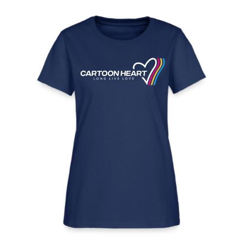 Cartoon Heart Logo Range - Women's T-Shirt