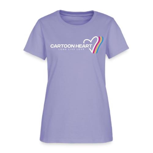 Cartoon Heart Logo Range - Women's T-Shirt