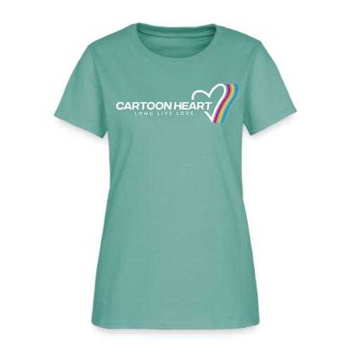 Cartoon Heart Logo Range - Women's T-Shirt