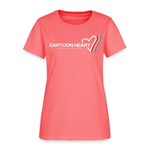 Cartoon Heart Logo Range - Women's T-Shirt