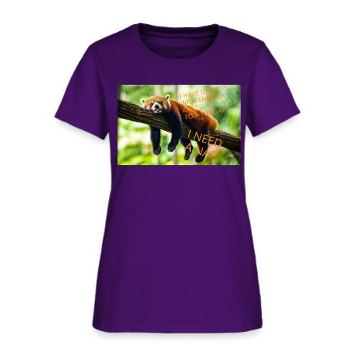 Fox napping meme - Women's T-Shirt