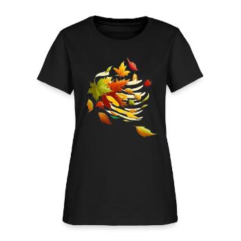 Leaves of Fall - Women's T-Shirt - black - Front