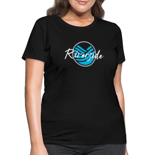 Riverside shirt logo white text - Women's T-Shirt