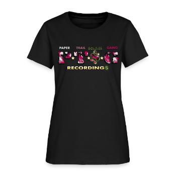 Pink Camo - Women's T-Shirt - black - Front