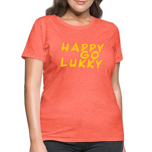 HGL Plain letter design yellow - Women's T-Shirt