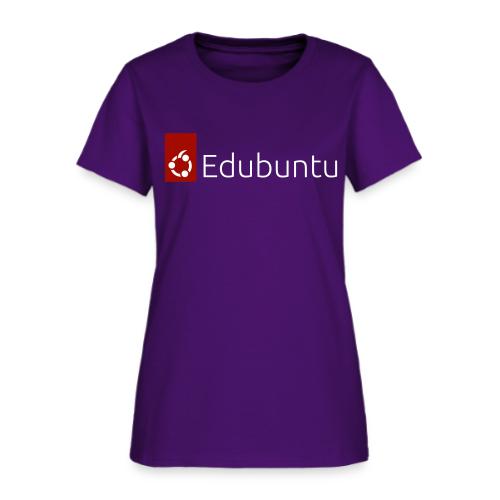 Edubuntu Logo 2023 - White - Women's T-Shirt