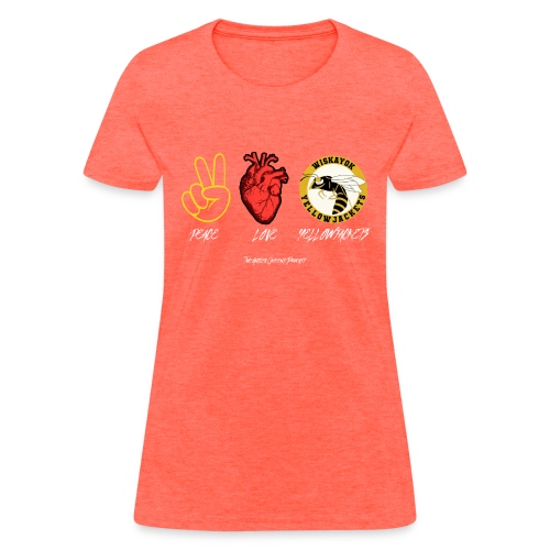Peace Love Yellowjackets - Women's T-Shirt