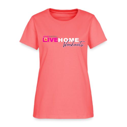 JANIS SAFFELL LIVE HOME WORKOUTS - Women's T-Shirt