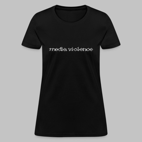 Media Violence Sharp Logo - Women's T-Shirt