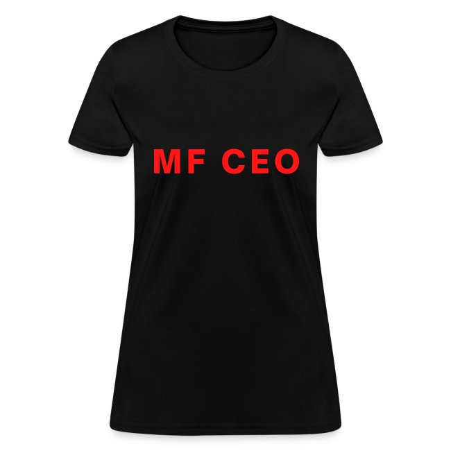 MF CEO Mother Fucking CEO (red letters version)