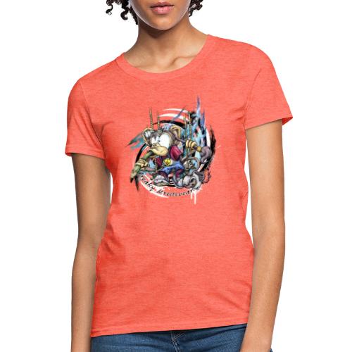 the graphic monkey - Women's T-Shirt