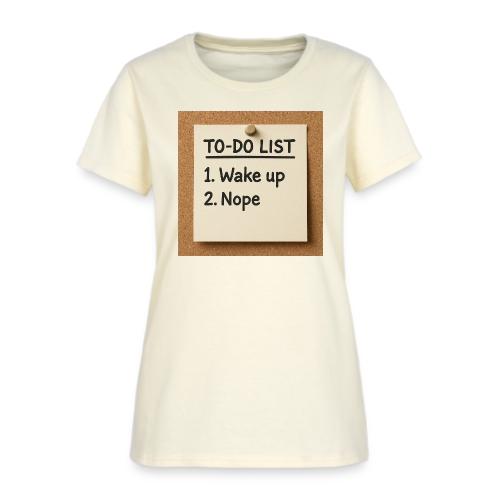Humorous To Do List - Women's T-Shirt