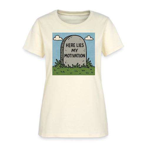 Motivations Cartoon Tombstone - Women's T-Shirt
