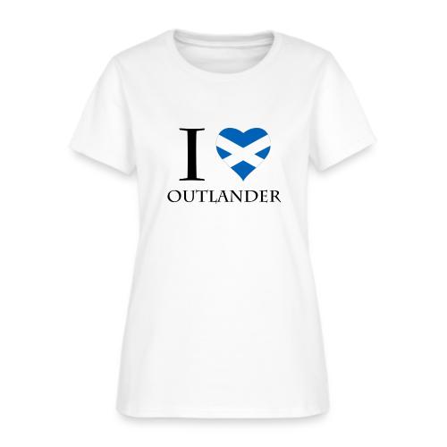 I LOVE OUTLANDER HEART - Women's T-Shirt