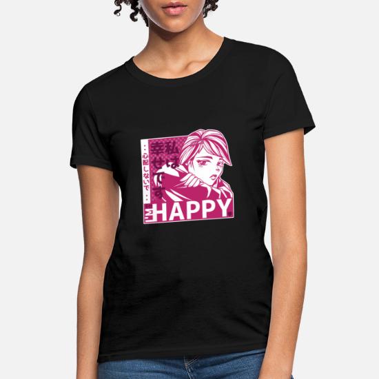 Happy sad girl anime gifts for anime girl fans' Women's T-Shirt |  Spreadshirt
