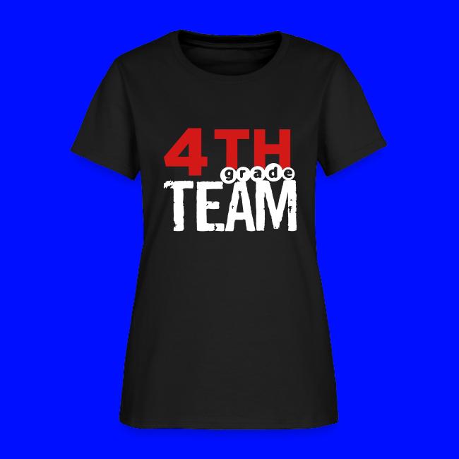 Bold 4th Grade Team Teacher T-Shirts
