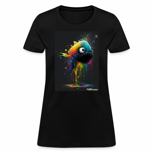 Squ-Art Fish 002 - Women's T-Shirt