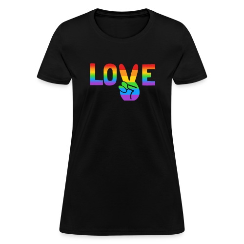 LOVE Peace Sign - Women's T-Shirt