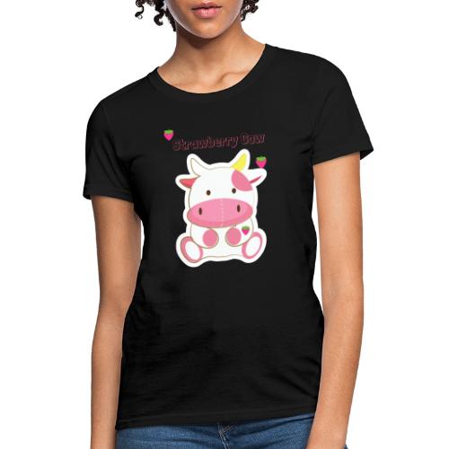 Strawberry Cow - Women's T-Shirt