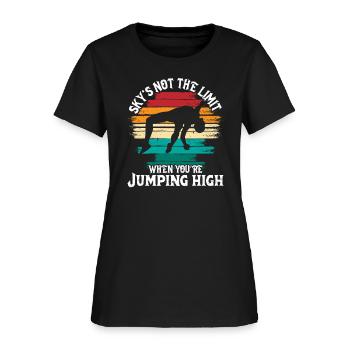 High Jump Sky's Not The Limit - Women's T-Shirt - black - Front