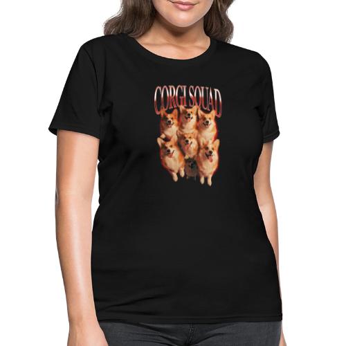 Corgi Squad Funny Dog Lover Vintage Shirt - Women's T-Shirt