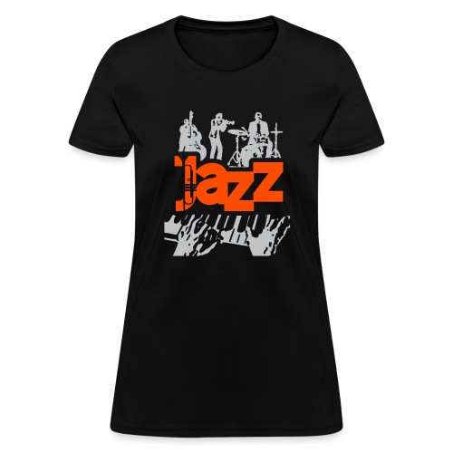 Jazz Band Bassist, Trumpeter, Drummer, Pianist - Women's T-Shirt