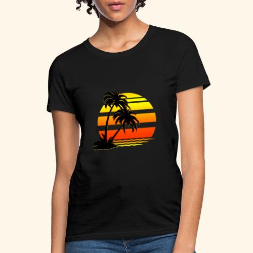 Summer Surfer California Sunset - Women's T-Shirt