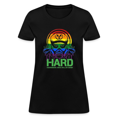 Rainbow Gasmask for Black - Women's T-Shirt