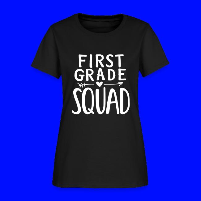 First Grade Squad Teacher Team T-Shirts