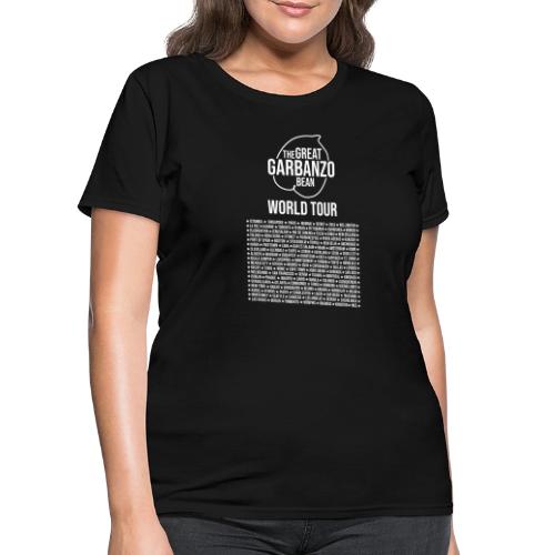 The Great Garbanzo Bean World Tour - Women's T-Shirt