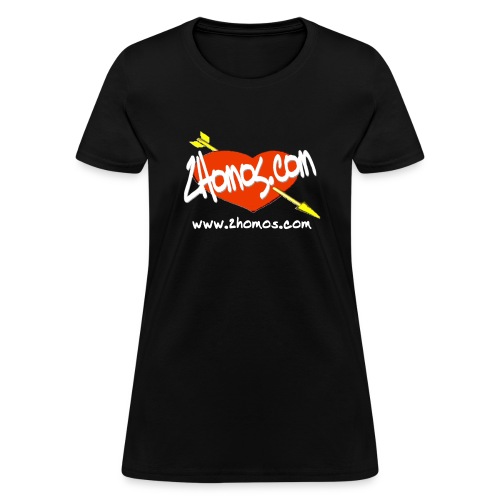2homos shirt dark log - Women's T-Shirt