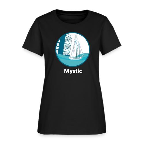 Mystic CT Drawbridge Men's Tri Tee Shirt - Women's T-Shirt