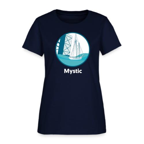 Mystic CT Drawbridge Men's Tri Tee Shirt - Women's T-Shirt