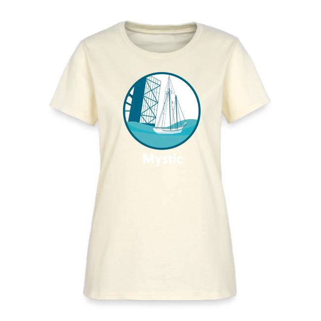 Mystic CT Drawbridge Men's Tri Tee Shirt