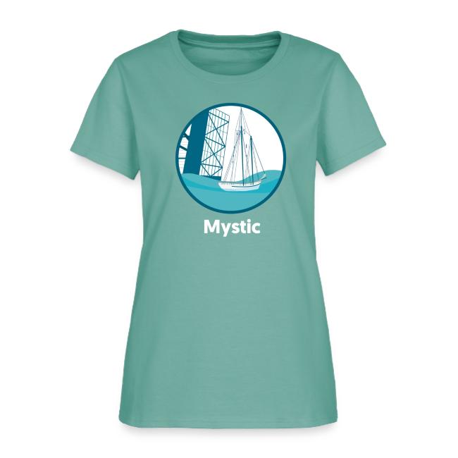 Mystic CT Drawbridge Men's Tri Tee Shirt
