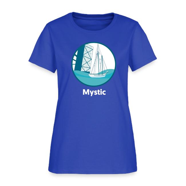 Mystic CT Drawbridge Men's Tri Tee Shirt