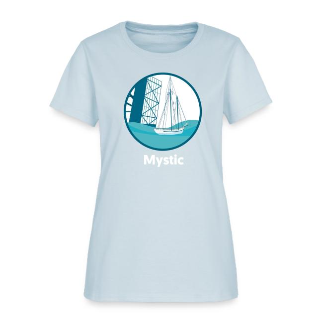 Mystic CT Drawbridge Men's Tri Tee Shirt