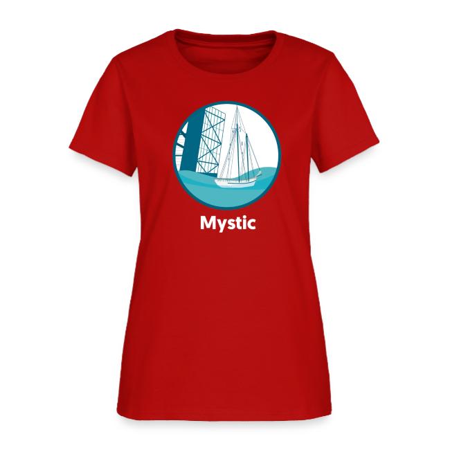 Mystic CT Drawbridge Men's Tri Tee Shirt